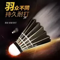 [款]12只装专业比赛黑色|12只装耐打羽毛球训练球专业比赛耐打球耐打王I2