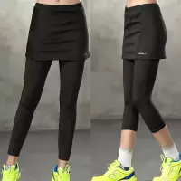 特价乒乓网球大码学生百折羽毛球服七九分a字运动短裙裤女夏速干C5