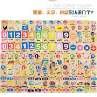 100粒一名拼音一面汉子认知|木质多米诺骨牌儿童小孩男女孩网红3一6岁婴儿宝宝益智1积木2玩具E3