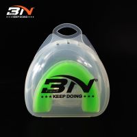 绿色 S码|bn拳击跆拳道散打牙套护具成人篮球运动护齿防磨牙儿童款护上牙齿