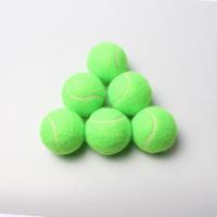 绿色6个|多色宠物球 狗狗爱玩咬网球 装修道具球 展示球 场地高弹性训练球R3