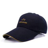 B款一藏青色黄字|男士帽子春夏韩版鸭舌帽户外棒球帽长檐防晒太阳帽帽青年休闲W8