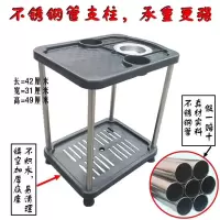 全自动家用麻将机麻将馆茶几烟灰缸棋牌室塑料不锈钢茶几茶水架