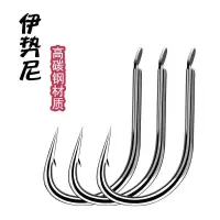 11号鱼钩50枚盒装鱼钩|新型绑钩器手动子线不锈钢绑钩栓钩器绑双钩伊势尼鱼钩打结器M2