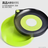 绿黑两层半磁(无礼品)|强磁拉饵盘拉饵盒饵料盒强磁全磁插地支架钓椅饵料盆钓渔具拉饵盆