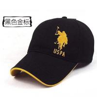 黑色金其标 可调节(55-62)cm|polo保罗棒球帽男女户外休闲帽夏季透气男士帽子高尔夫鸭舌帽J8