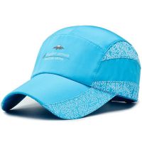 天蓝(速干鸭舌帽055)新款 均码可调节|夏天时尚百搭网球棒球帽速干薄款情侣帽户外运动鸭舌帽L3