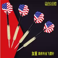 6支专业镖(不带飞镖盘)|飞镖盘套装专业比赛训练飞标飞镖靶成人儿童大号两面植绒飞镖套装B9