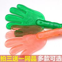 经络拍打拍痧板硅胶手掌拍痧棒养生疏通经络按摩锤健身捶加长手拍