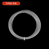 竹节纹灰色 5盘|六角旋转螺纹twist 棱角旋转聚酯初学初级练习网球拍线/聚酯硬线H8