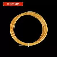竹节纹橘色 1盘|六角旋转螺纹twist 棱角旋转聚酯初学初级练习网球拍线/聚酯硬线H8