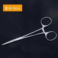18cm[直头钳]|脱钩器不锈钢取钩钳摘钩钳止血手术钳路亚大号弯头深喉取钩器E0