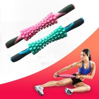 肌肉放松按摩棒滚轴狼牙瑜伽齿轮筋膜棒深层擀瘦腿背部弹力健身棒