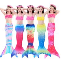 美人鱼尾巴 女童美人鱼裙子公主比基尼服装游泳衣 儿童美人鱼泳衣