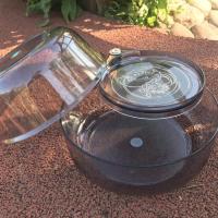 直径22全磁无侧吸一体盆|新款全磁拉饵盘竞技强磁饵盆饵料盒散炮饵盘拉丝盘鱼饵盒D2