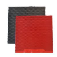 红色+黑色 魔蝶星长胶单胶皮(无海绵)|魔蝶星大颗粒长胶王 单胶皮 乒乓球长胶套胶 怪异耐打 怪胶王G8