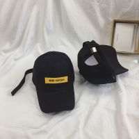 黑色-三兄弟|白色帽子女夏天鸭舌帽男学生遮阳韩版休闲百搭街头潮人棒球帽ins