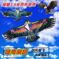 驱鸟神器盘鹰老鹰风筝果园风筝新款学生吓鸟的雄鹰平鹰老鹰风筝