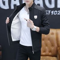 806黑色加绒 3XL尺码适合149到168斤左右|新款春秋季夹克男外套男士潮流上衣时尚休闲青少年修身棒球服男装