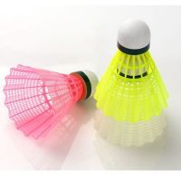 升级款球头白4只+黄色4只+粉色4只|新店开业亏本三天尼龙羽毛球耐打王12只装个塑料球打不烂尼龙球