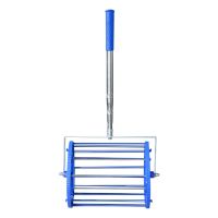 新款蓝色滚筒捡球器|乒乓球捡球器便捷可伸缩多球训练360度捡球滚动式拾球器球网滚筒