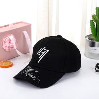 鹿晗LH7[黑色]|帽子男韩版学生潮流百搭夏季鸭舌帽女士防晒遮阳帽时尚嘻哈棒球帽