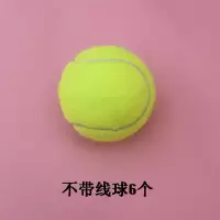 不带线网球6个|网球拍底座 新手训练器 带线网球初学者自练 网球单人带线回弹N7