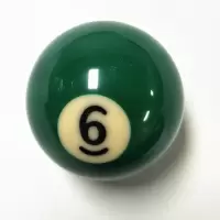 标准5.72CM（6号球）1个|母球台球白球台球子母球黑8球子零卖桌球子散卖单个黑八台球配件I7