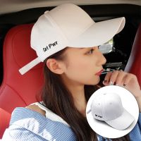 迪丽热巴同款-白色 可调节(不送太阳镜)|帽子女夏季鸭舌帽学生韩版休闲百搭太阳帽男遮阳防晒棒球帽女潮流