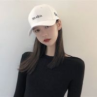 YESf白色|帽子女秋冬韩版百搭潮棒球帽户外鸭舌帽女士网球帽春夏防晒字母帽W2
