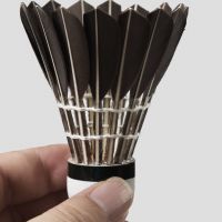 室内训练复合软木(黑色12只装)|耐打羽毛球3只装6只装室内室外12只装户外运动羽毛球A8