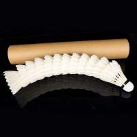 [室外]比赛用球12只装软木球头|羽毛球金翔6/12只装耐打训练羽毛球室内室外比赛羽毛球