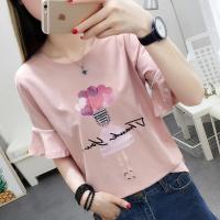 94棉短袖T恤女潮宽松学生网红上衣服女装2020新款夏季韩版超火cec