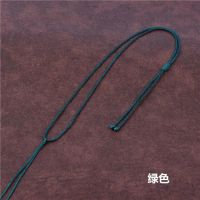 银饰高档吊坠项链挂绳可调节佛牌黄金编织极细10条装手工绳玉绳|绿色10条
