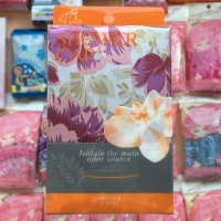 台湾浴帽女防水洗澡 可爱 长发 成人双层加大加厚干发帽头套|特多龙花开富贵紫色双层33cm