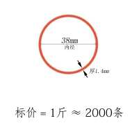 绑钱橡皮筋捆菜皮筋黄色橡皮圈橡皮筋一次性高弹力皮筋牛皮筋|直径4cm红色一斤约2000条