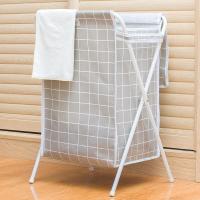 脏衣篮 家用折叠杂物洗衣框衣物篓带盖布艺放脏衣服收纳筐装衣娄