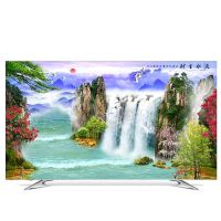 液晶电视机罩防尘罩平曲面32寸42寸50寸55寸60寸家用布艺|YH110流水生财 49-52英寸(118*70cm)