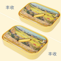 肥皂盒沥水个性创意卫生间家用新款欧式大号北欧洗衣香皂盒长方形|梵高·丰收[两只装]