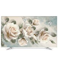 液晶电视机罩防尘罩平曲面32寸42寸50寸55寸60寸家|YH082浪漫玫瑰 75英寸(175*100cm)
