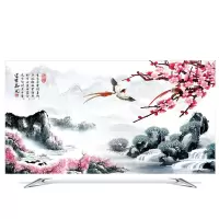 液晶电视机罩防尘罩平曲面32寸42寸50寸55寸60寸家|YH068花开富贵 19英寸(注意:图案随机)
