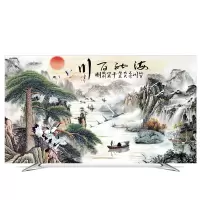 液晶电视机罩防尘罩平曲面32寸42寸50寸55寸60寸家|YH069海纳百川 65英寸（152*92cm）