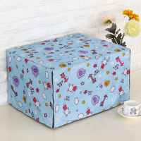 防水防晒微波炉套定做格兰仕微波炉罩美的电烤箱罩厨房防油防尘罩|蓝色蓝色卡通 尺寸B:50*39*29cm