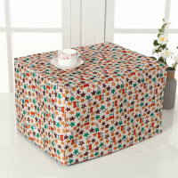 防水防晒微波炉套定做格兰仕微波炉罩美的电烤箱罩厨房防油防尘罩|浅棕色小星星 尺寸M:50*38*32.5cm