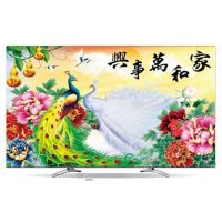液晶电视机罩防尘罩平曲面32寸42寸50寸55寸60寸家|YH008家和万事兴 32英寸(80*50cm)