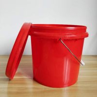 诱蜂桶塑料桶水桶防冻液桶机油桶涂料桶农资甜酱桶农药包装10升包|10升食品级红色有盖
