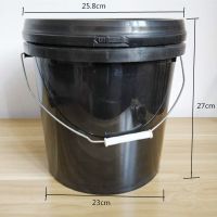 诱蜂桶塑料桶水桶防冻液桶机油桶涂料桶农资甜酱桶农药包装10升包|10升食品级黑色有盖
