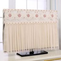 电视罩电视机罩防尘罩电视布保护套盖布液晶55寸电视机套60寸盖布|锦城留香红花 42英寸