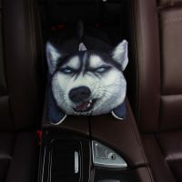 汽车用品扶手箱遮阳板纸巾抽挂式车载纸巾盒椅背抽纸盒车内卡通|愤怒哈士奇