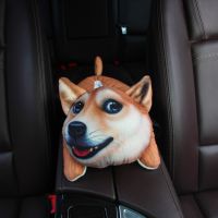 汽车用品扶手箱遮阳板纸巾抽挂式车载纸巾盒椅背抽纸盒车内卡通|黄狗